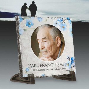 Forget Me Nots Photo Slate