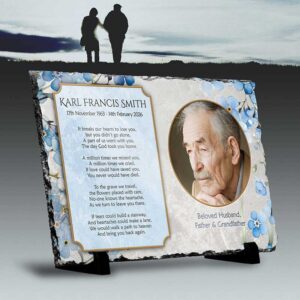 Forget Me Not Photo Slate